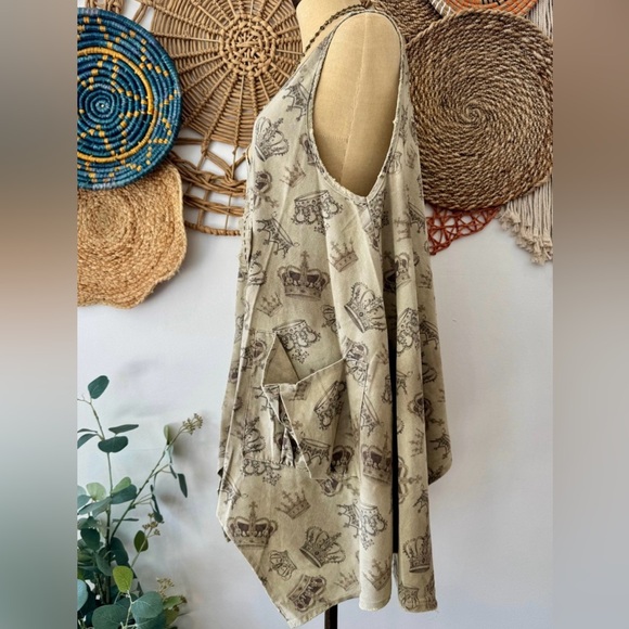 A Rare Bird - Royalty Hi Lo Tunic Top NWT - Picture 2 of 4